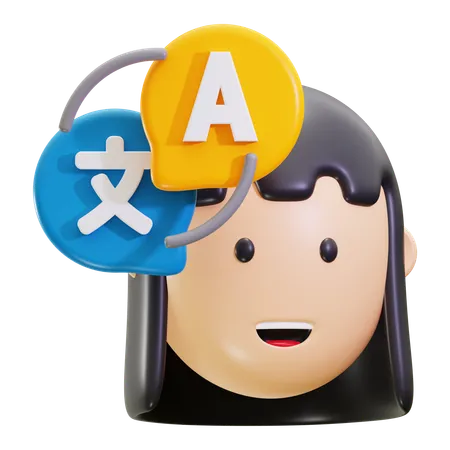 Translator  3D Icon