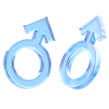 Translucent Glass Symbol  3D Icon