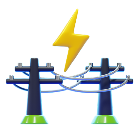 TRANSMISSION POLE  3D Icon