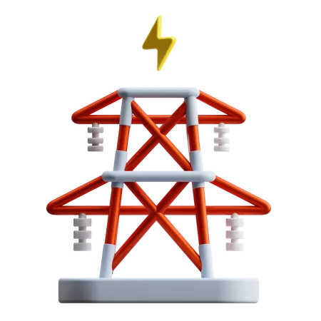 Transmission Tower  3D Icon