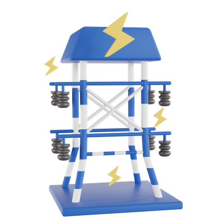 Transmission Tower  3D Icon