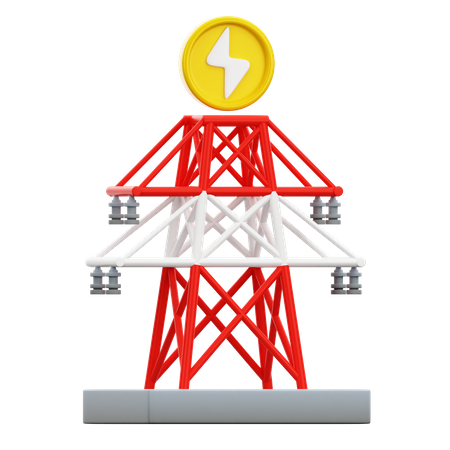 Transmission Tower  3D Icon