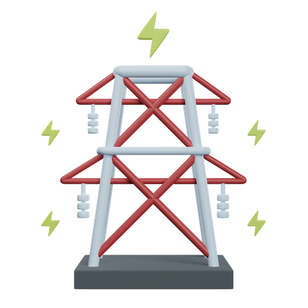 Transmission Tower  3D Icon