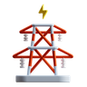 3d electricity tower emoji