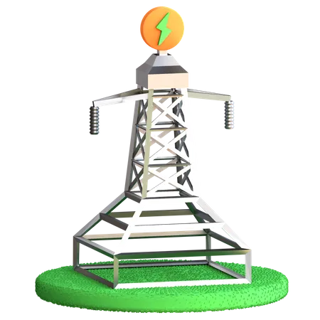 Transmission Tower  3D Icon