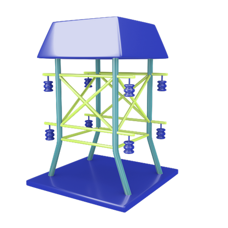 Transmission tower  3D Icon