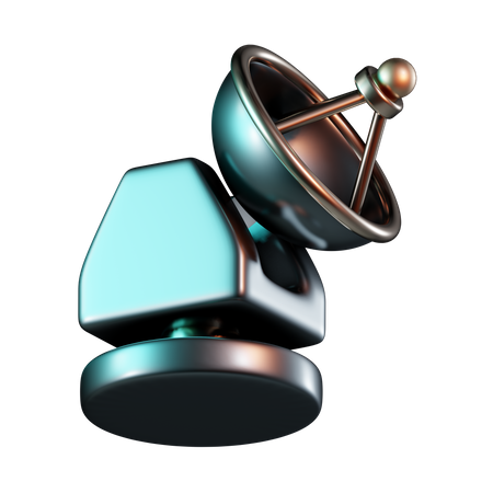 Transmitter Satellite  3D Icon