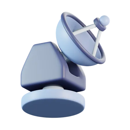 Transmitter Satellite  3D Icon