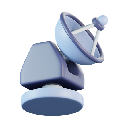 Transmitter Satellite  3D Icon
