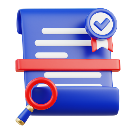 Transparency Document  3D Icon