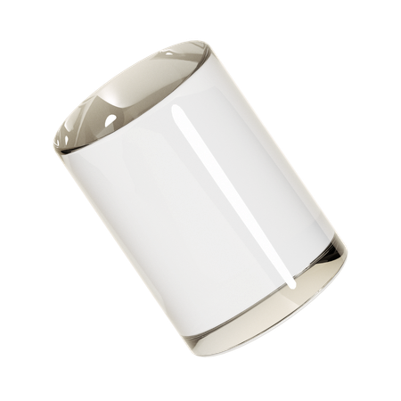 Transparent Cylinder Shape  3D Icon