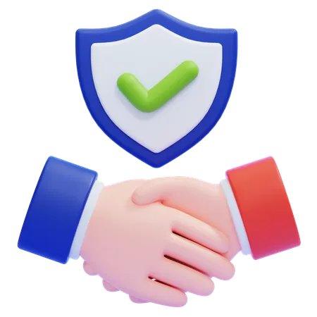 Transparenter Deal  3D Icon