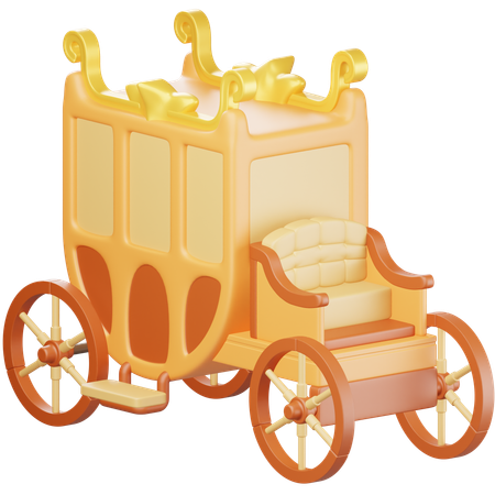 Le chariot  3D Icon