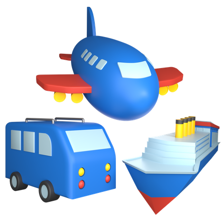 Transport  3D Icon