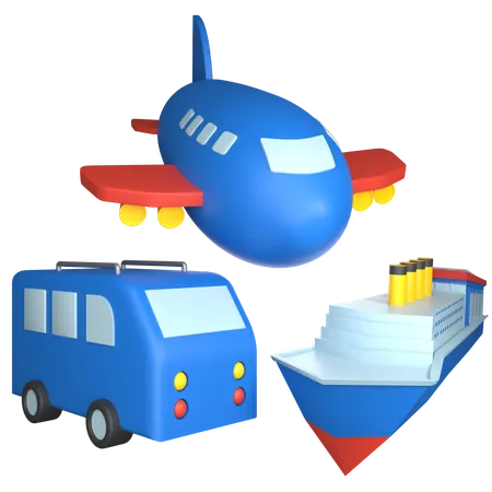 Transport  3D Icon