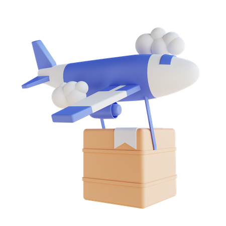 Transport aérien  3D Icon