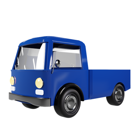 Transport-LKW  3D Illustration