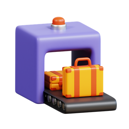 Transportador de bagagem  3D Icon