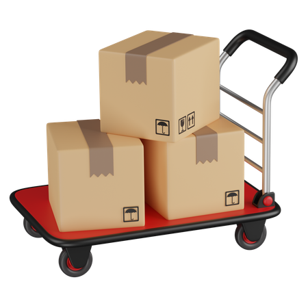Transportador de caixa  3D Icon