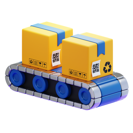 Transportador de produção  3D Icon
