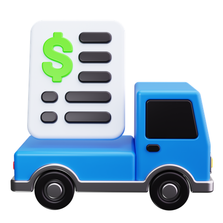 Transportation Allowance  3D Icon