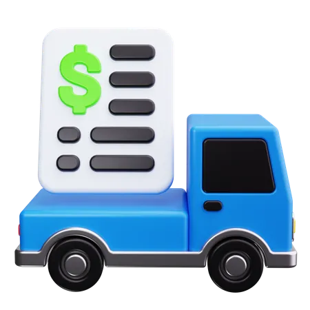 Transportation Allowance  3D Icon