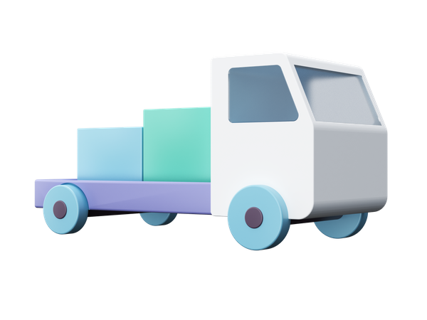 Transportation Truck  3D Icon
