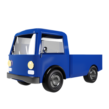 Transportation Truck 3D Illustration