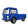 3d transportation truck logo