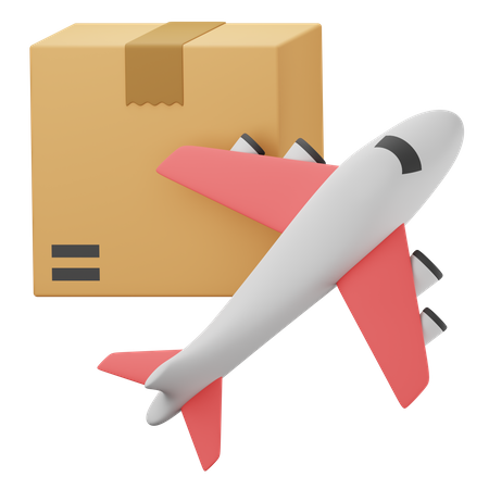 Transporte de avião 3D Icon