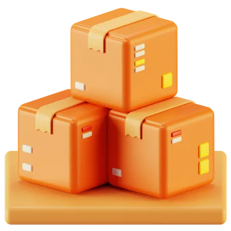 Transporte de carga  3D Icon