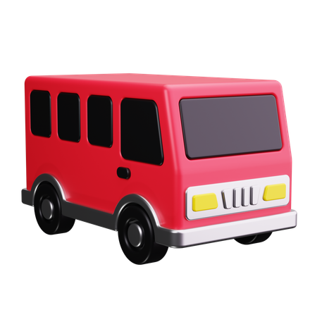 Transporte público  3D Icon