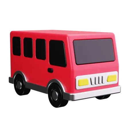 Transporte público  3D Icon