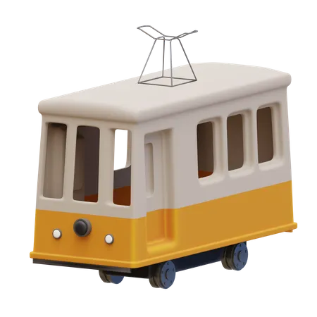 Tranvía  3D Illustration