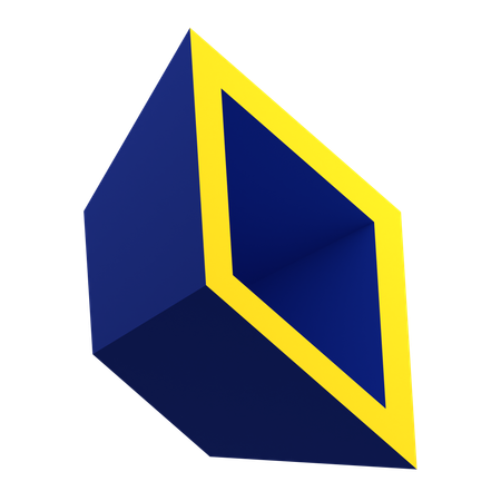 Hueco trapezoidal  3D Icon