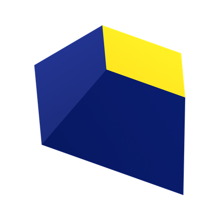 Trapézio  3D Icon