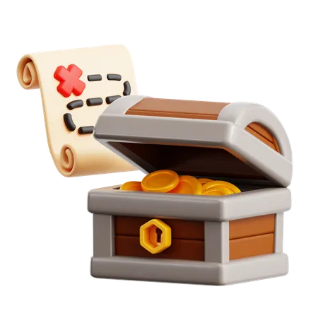 Traseure Chest Map  3D Icon