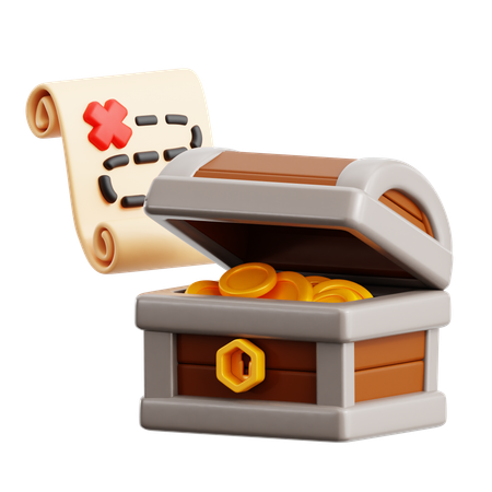 Traseure Chest Map  3D Icon