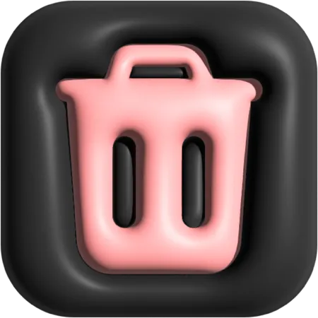 Trash  3D Icon