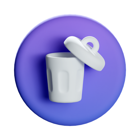 Trash  3D Icon