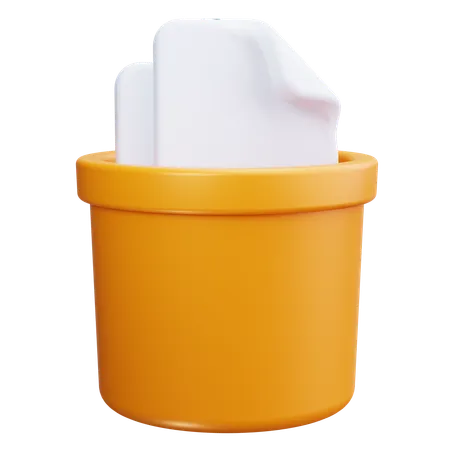 Trash  3D Icon