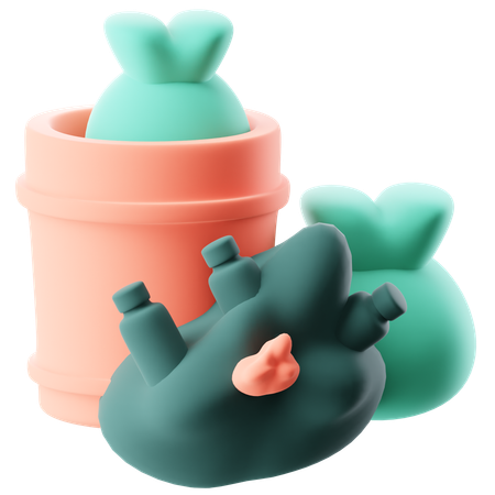 Trash  3D Icon