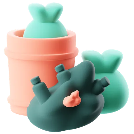 Trash  3D Icon