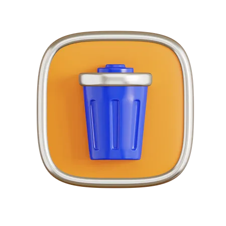 Trash  3D Icon