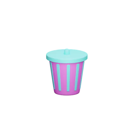 Trash  3D Illustration