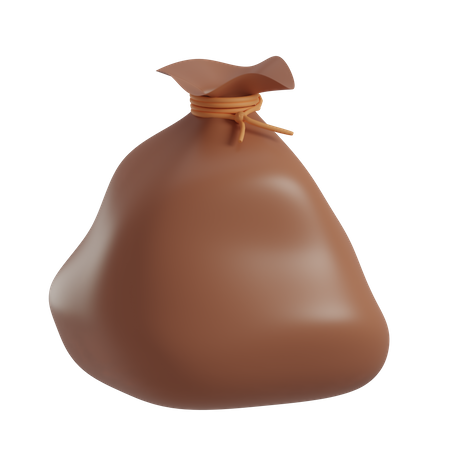 Trash Bag  3D Illustration