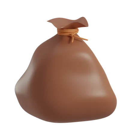 Trash Bag  3D Illustration