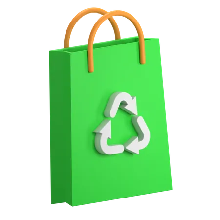 Trash Bag 3D Icon