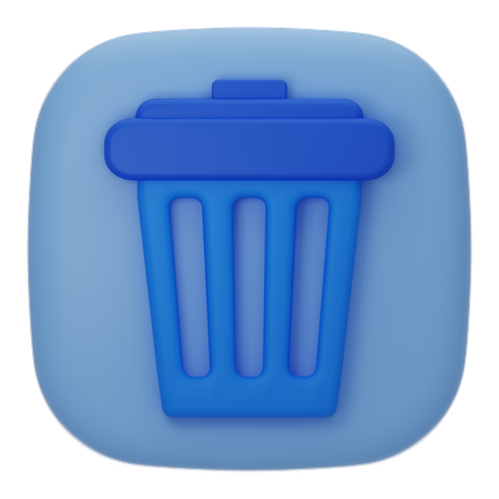 Trash Bin  3D Icon