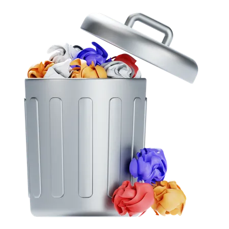 Trash bin  3D Icon